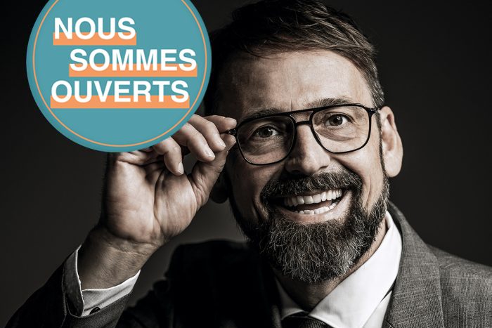 Nous sommes ouverts